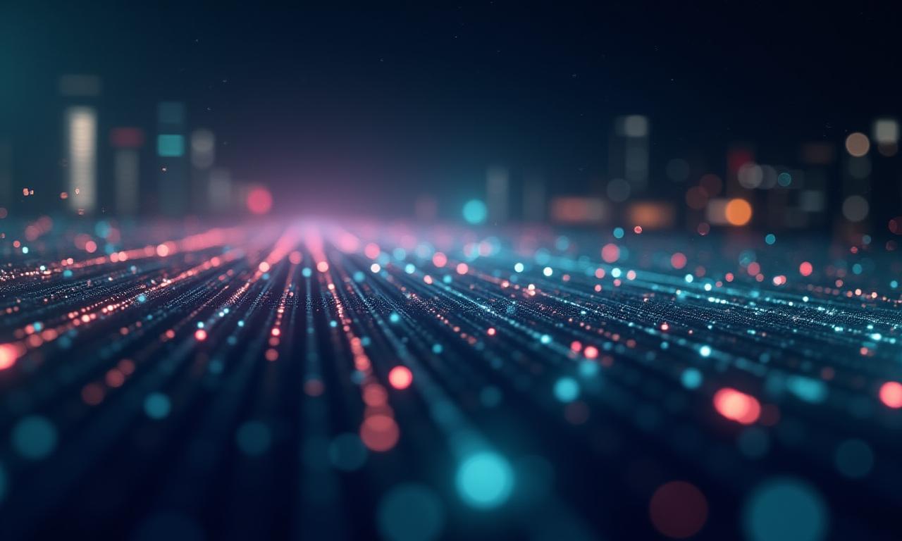 Abstract representation of data streams in a modern newsroom
